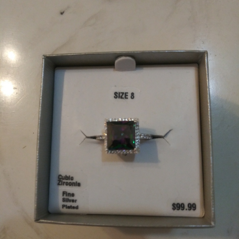 Sterling silver size 8 ring